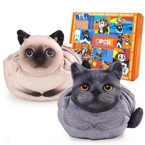 Openhaha Drawstring Travel Organizer, Cosmetic Pouch - Cat Gift For Women, Lay🖤